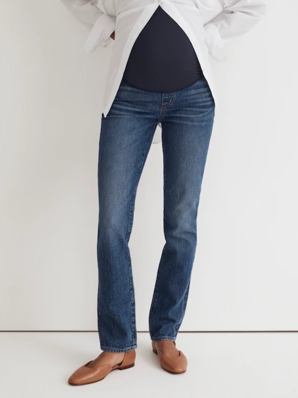 Madewell Maternity Kick Out Jeans Over Bump - 25 - New without Tags